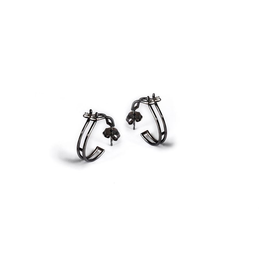 Double circle 'Spinae' earrings SPINAE | OR CER M 2FAGN